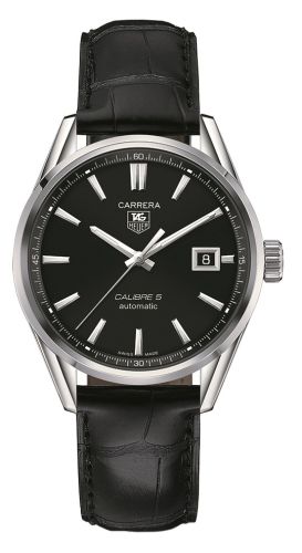 TAG Heuer Carrera Calibre 5 39 Stainless Steel / Black / Alligator
